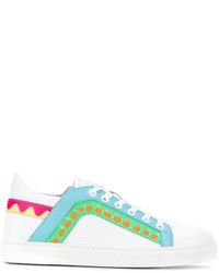 Sophia Webster Stripes Detail Lace Up Sneakers