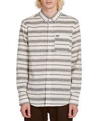 Volcom Meadowz Horizontal Stripe Button Up Shirt