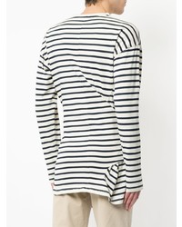 JW Anderson Front Knot Striped T Shirt