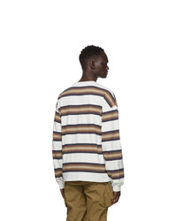 Remi Relief Off White Striped T Shirt