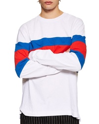 Topman Stripe Skater T Shirt