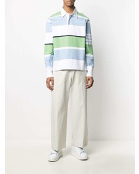 Thom Browne Oversized Long Sleeve Rugby Polo Shirt
