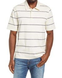 Madewell Bergess Regular Fit Stripe Short Sleeve Polo Shirt