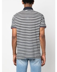 Tommy Hilfiger Logo Patch Striped Polo Shirt
