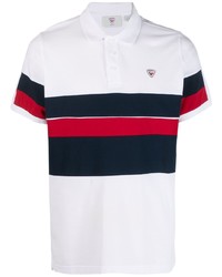 Rossignol Logo Print Striped Polo Shirt