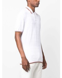 Orlebar Brown Maranon Pointelle Knit Polo Shirt