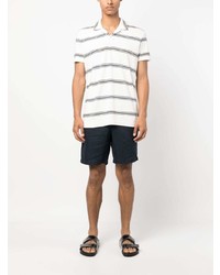 Orlebar Brown Terry Striped Cotton Polo Shirt