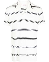 Orlebar Brown Terry Striped Cotton Polo Shirt