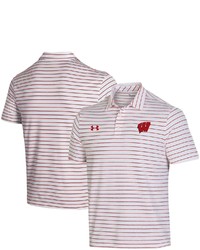 Under Armour White Wisconsin Badgers Early Season Coaches Sideline Polo At Nordstrom