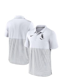 Nike Whitegray Chicago White Sox Home Plate Striped Polo At Nordstrom