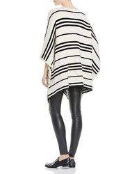 Alice + Olivia Rlyn Striped Open Front Poncho