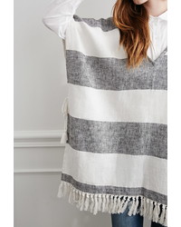 Forever 21 Striped Poncho