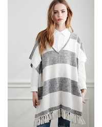 Forever 21 Striped Poncho