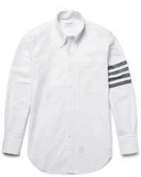 White Horizontal Striped Shirt