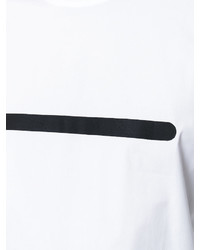 DSQUARED2 Collarless Stripe Print Shirt