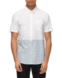 Tavik Wiltern Stripe Colorblock Woven Shirt