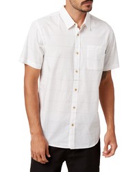 O'Neill Imperial Stripe Slim Fit Short Sleeve Button Up Shirt