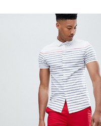 ASOS DESIGN Tall Skinny Stripe Shirt