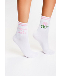 Double Time Crew Sock By Yeah Bunny At Free People