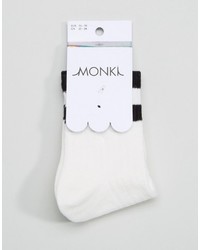 Monki Varsity Stripe Ankle Sock