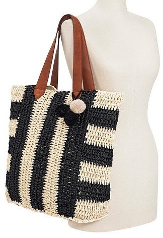 Under One Sky Straw Tote Handbag, $34, Target