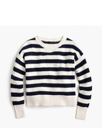 J.Crew Textured Striped Sweater