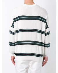 AMI Alexandre Mattiussi Striped Boxy Sweater