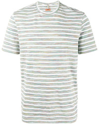 Missoni Grey And White Striped T Shirt