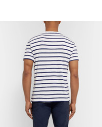 Polo Ralph Lauren Striped Slub Cotton Jersey T Shirt