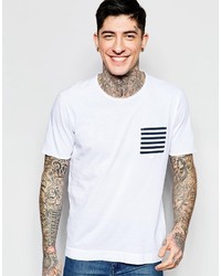 Sisley T Shirt With Striped Pocket
