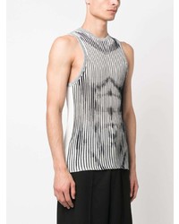 Jean Paul Gaultier Striped Sleeveless Vest Top