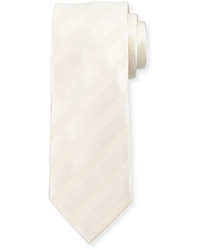 Brioni Striped Tie White