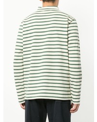 YMC High Neck Striped Sweater