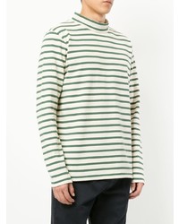 YMC High Neck Striped Sweater