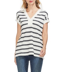 Vince Camuto Wide Stripe Knit Top