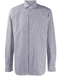 Xacus Long Sleeve Check Print Shirt