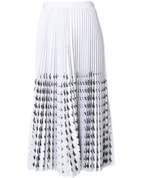 MSGM Cut Out Houndstooth Skirt