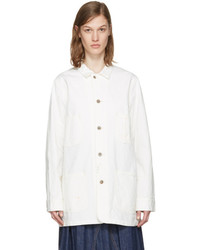 Chimala Off White Painted Work Jacket