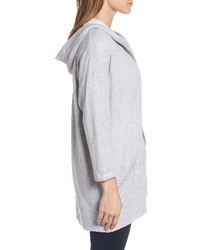 Eileen Fisher Organic Cotton Knit Hooded Jacket