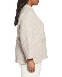 Eileen Fisher Plus Size Cotton Jacket