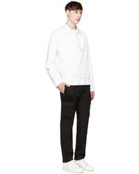 Calvin Klein Collection White Coated Jacket
