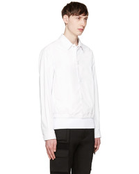 Calvin Klein Collection White Coated Jacket