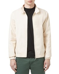Topman White Harrington Jacket