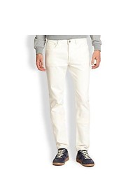 A.P.C. Petit Standard Slim Leg Jeans White