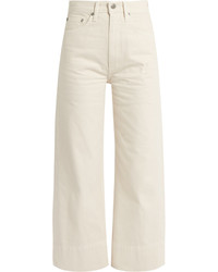Brock Collection Beatrice Wide Leg Cropped Jeans