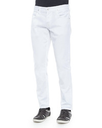 Hudson Blake Solid Denim Jeans White