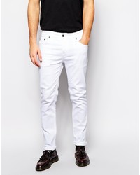 Asos Brand Stretch Slim Jeans In White