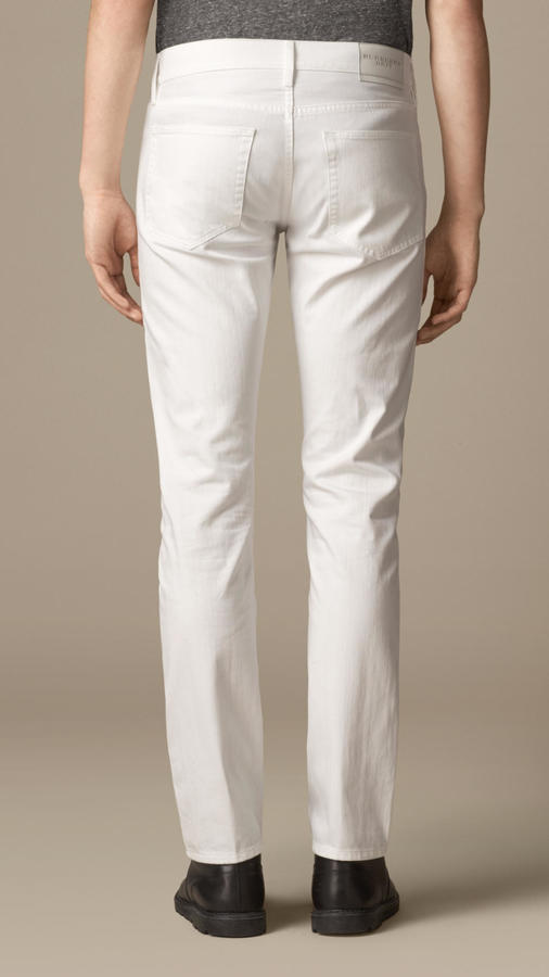 Burberry jeans on sale womens white