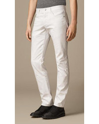 Burberry Skinny Fit White Jeans