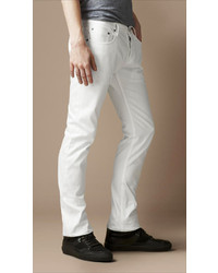 Burberry Steadman White Slim Fit Jeans